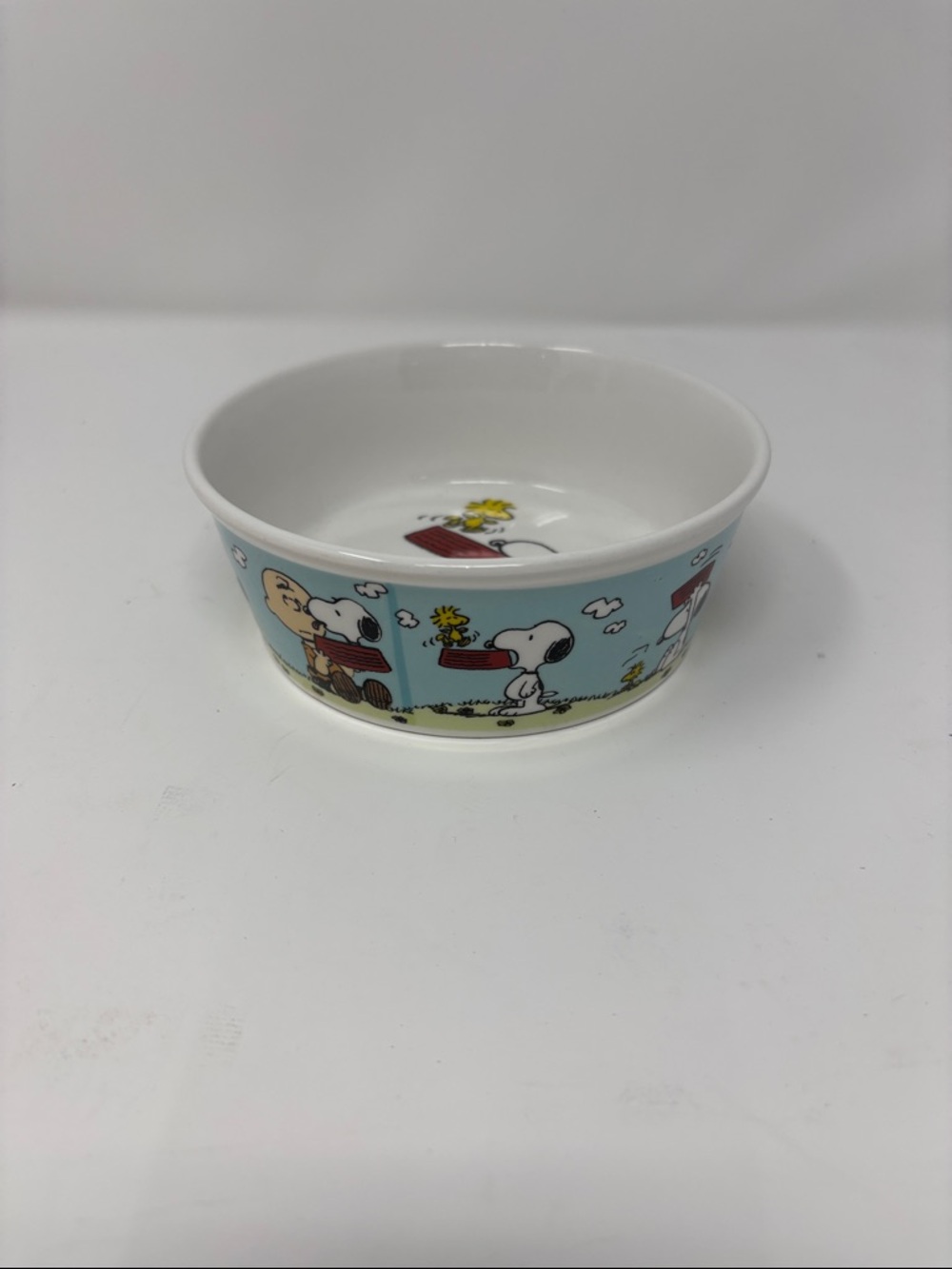 Peanuts Snoopy Ceramic Bowl - Light Blue